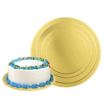3.5" 6" 8" 10" 12" tabla base de pastel tambor oro plata blanco redondo cuadrado personalizado